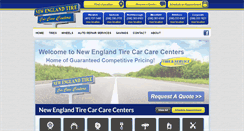 Desktop Screenshot of newenglandtire.com
